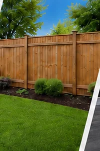 Cedar Fence Staining