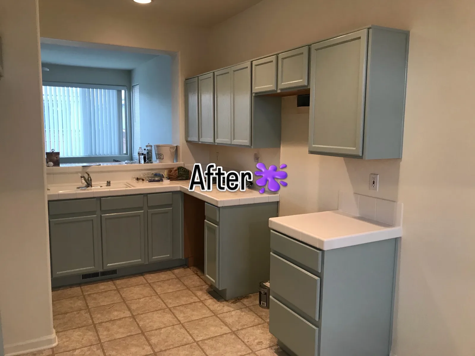 Cabinet Refinishing — after