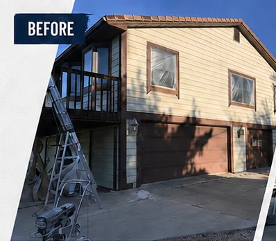 Exterior Painting — before